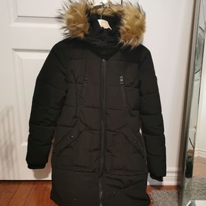 Guess long winter coat small